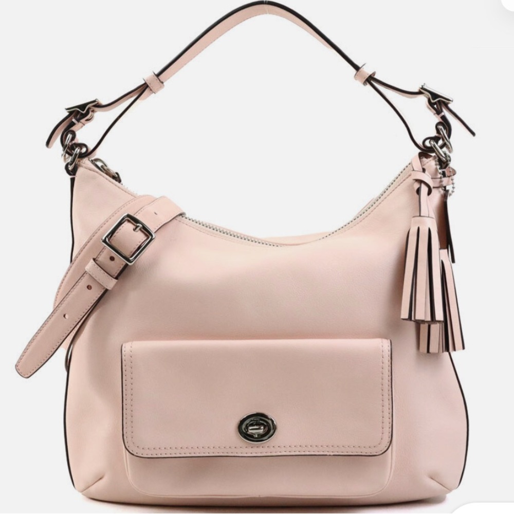 NWT COACH LEGACY COURTNEY HOBO/CROSSBODY BAG #22381 IN BLUSH PINK